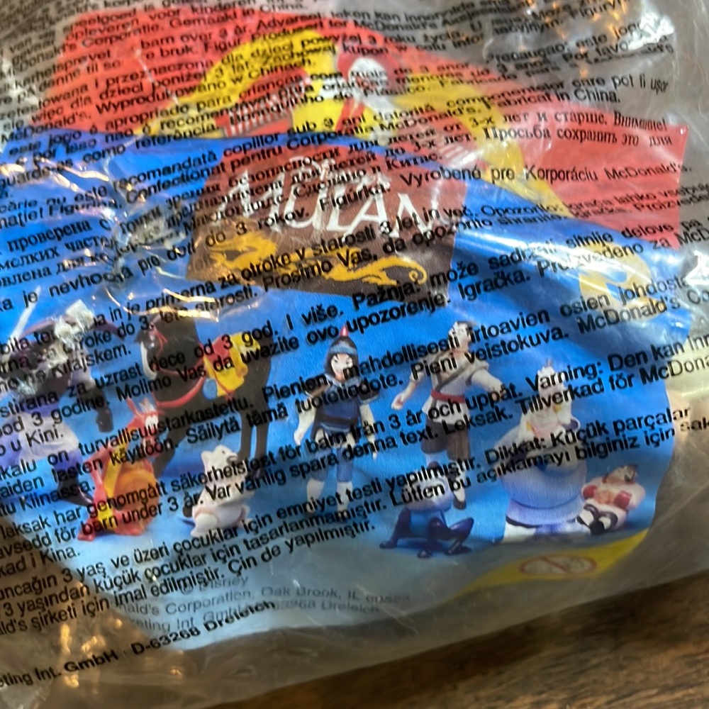 McDonalds‎ Mulan Happy Meal Toy